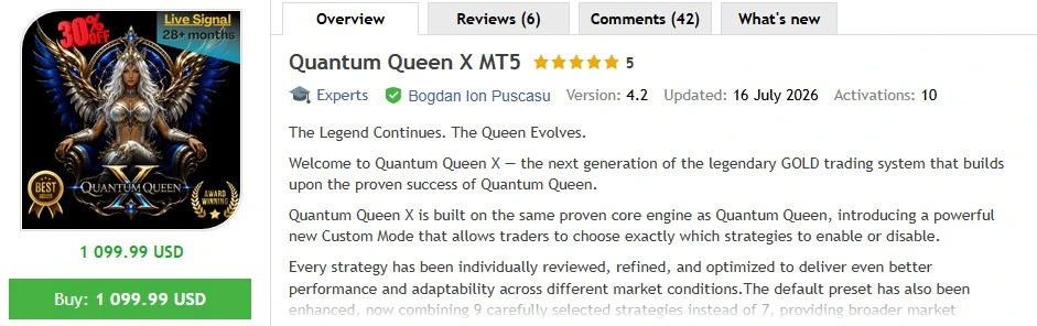 Quantum Queen X MT5 - mql5