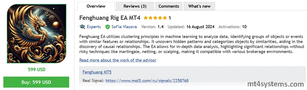 Fenghuang Rig EA MT4